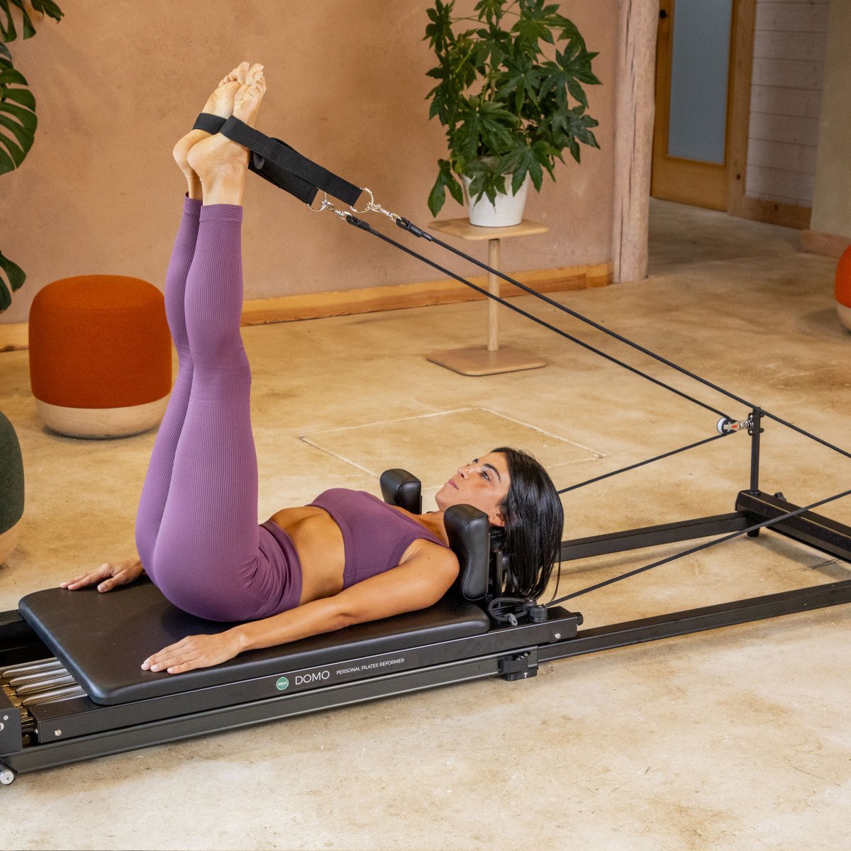 Réformateur Pilates Portable Pliable – Planche Abdo Avec Bandes De Résistance, Pour Renforcement Du Dos, Jambes, Abdos