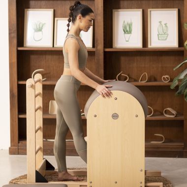 Barril pilates con escalera
