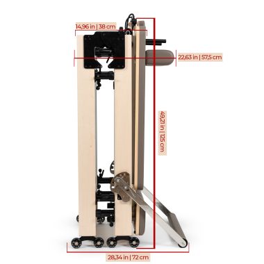 Klapbarer Reformer für zu Hause