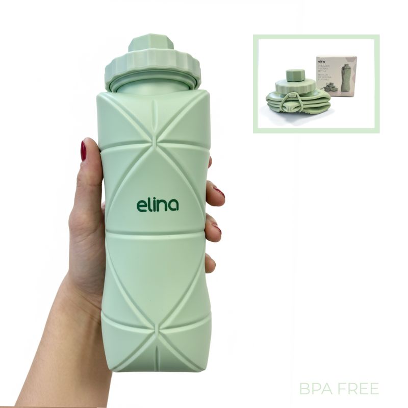 Foldable Silicone Bottle 600 ml BPA FREE