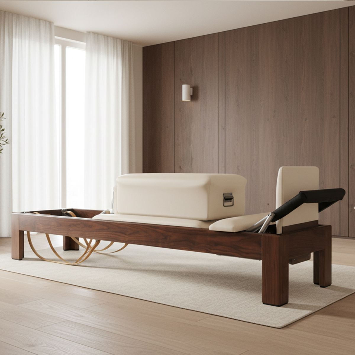 Комфорт та регулювання Elina Pilates Classic Dark Wood Reformer