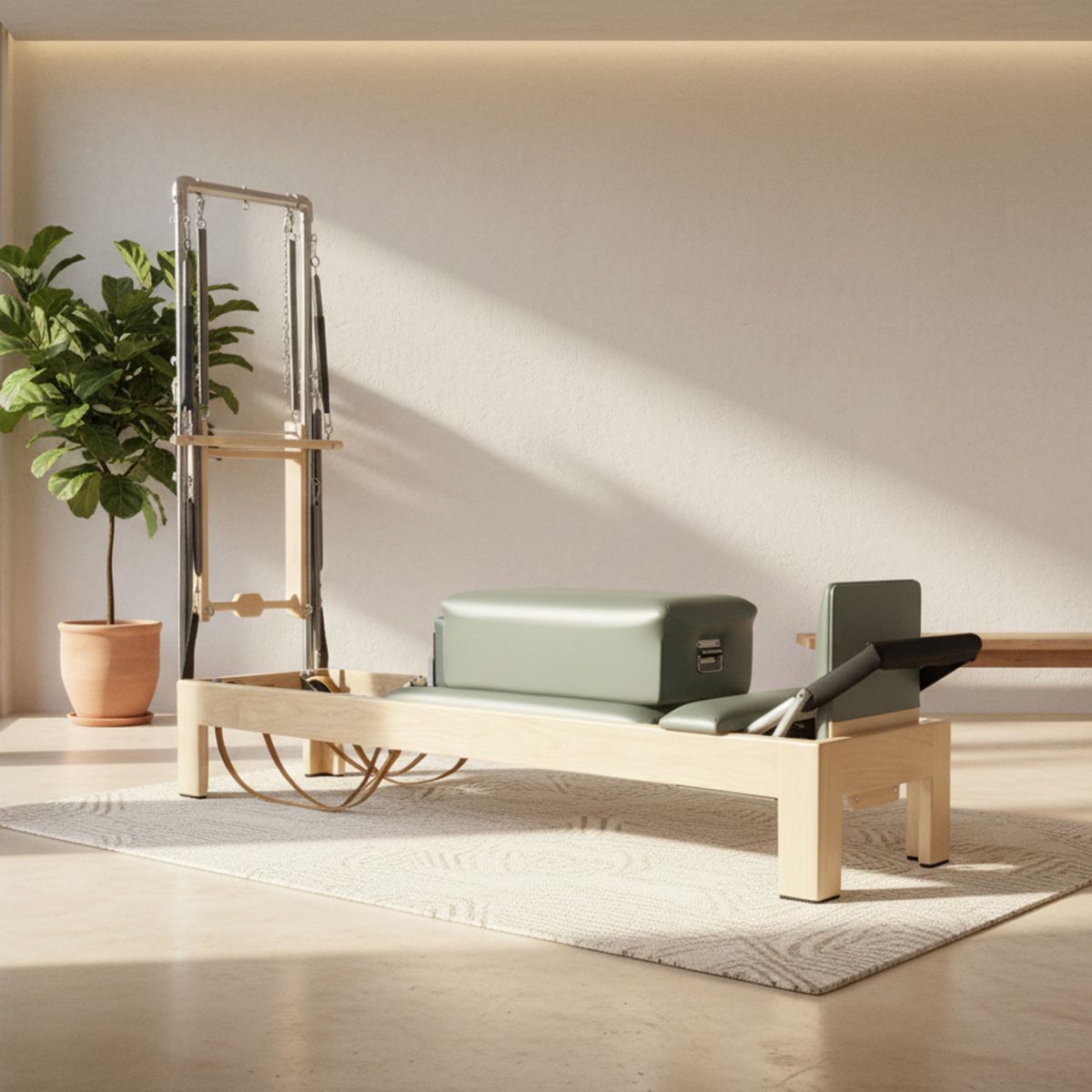 Tower Elina Pilates Natural Wood Classic Reformer