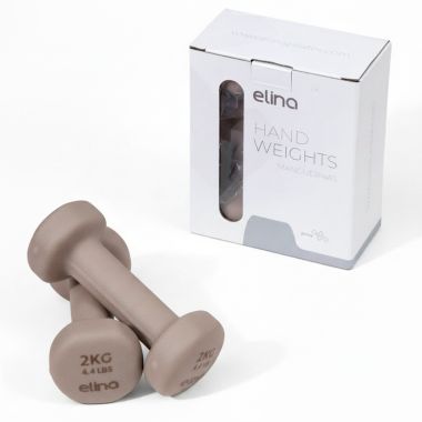 Neoprene Weights from 1 to 5 kg Moka Color