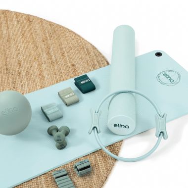 Pack PRO Accessori Pilates Colore Blu | Kit PRO Completo per Allenarsi a Casa o in Palestra