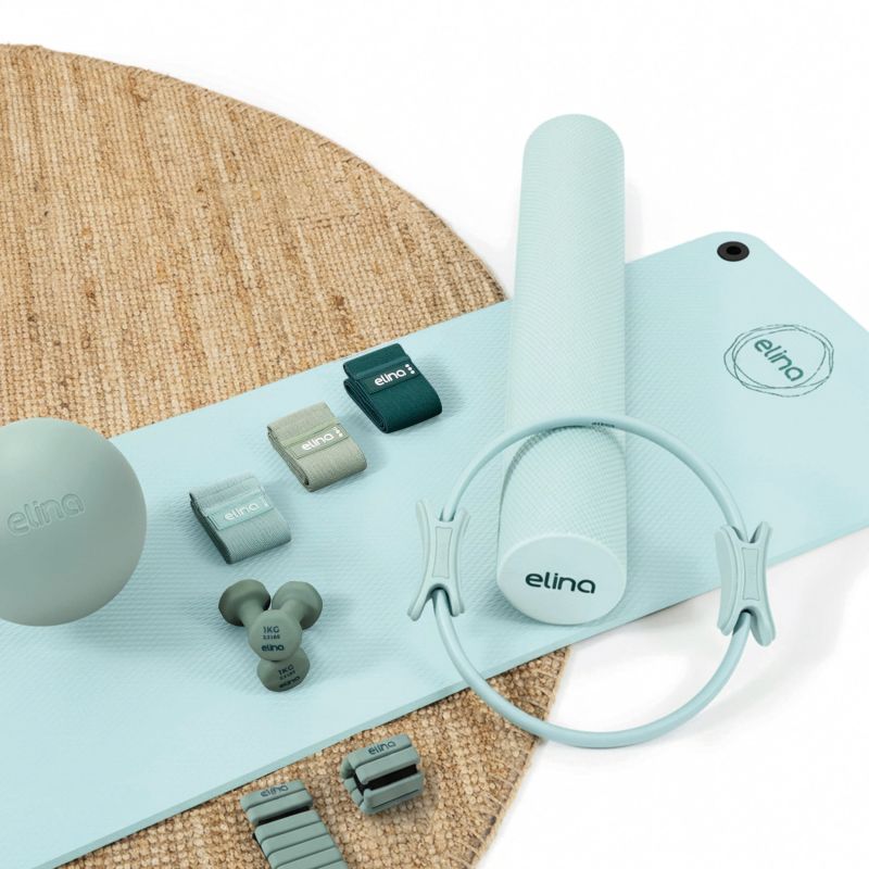 Pack PRO Accessoires de Pilates Couleur Bleue | Kit PRO Complet pour s’entraîner à domicile ou en salle