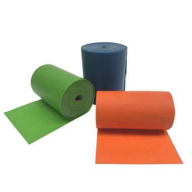 Elastic bands roll 25m, 3 levels of resistance, width 15cm.